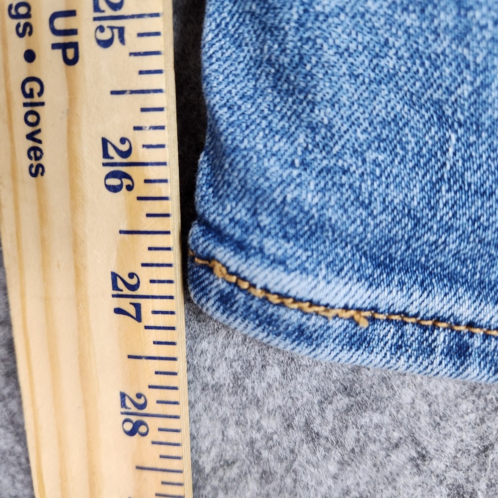 Levis Wedgie Straight Jeans Women 30x27 Blue Denim High Rise Button Fly Straight - Picture 9 of 9